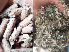 2000 Jam Tumpukan MSW RDF Limbah Pellet Mill Membuat Mesin 7.5kw